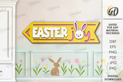 Easter Directional Signs Laser Cut Bundle. Easter Decor SVG Product Image 11
