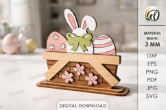 3D Easter Stands Bundle Laser Cut. Easter Stand Decor SVG Product Image 6