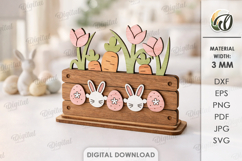 3D Easter Stands Bundle Laser Cut. Easter Stand Decor SVG Product Image 9