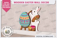 Easter Wooden Decor Laser Cut Bundle. Wall Decor SVG Product Image 3