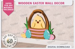 Easter Wooden Decor Laser Cut Bundle. Wall Decor SVG Product Image 5