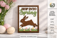 3D Easter Wall Decors Bundle Laser Cut. Wall Sign SVG Product Image 11