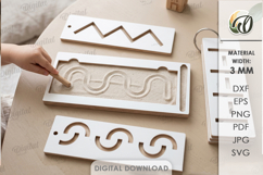 Educational Kids Games Bundle Laser Cut. Kids Game SVG Product Image 9