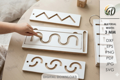 Educational Kids Game Laser Cut. Montessori Game SVG Product Image 1
