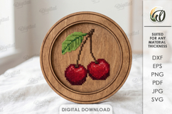 3D Embroidery Sign Laser Cut. Embroidery Pattern SVG Product Image 1