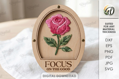 3D Embroidery Signs Bundle Laser Cut. Embroidery Pattern SVG Product Image 12