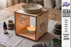 Essential Oil Burner Laser Cut | Aroma Lamp | Home Decor Product Image 1