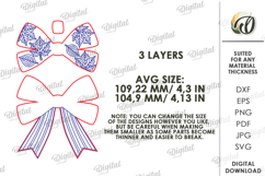 Wooden Fall Bow Lasercut. Wooden Accessories SVG Product Image 2
