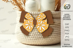 Wooden Fall Bowties Bundle Lasercut. Wooden Accessories SVG Product Image 8