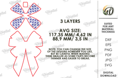 Wooden Fall Bow Lasercut. Wooden Accessories SVG Product Image 2