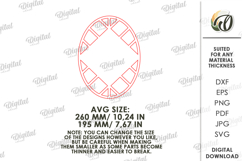 Felt Wreath Bases Bundle Laser Cut. Wall Decor SVG Product Image 5