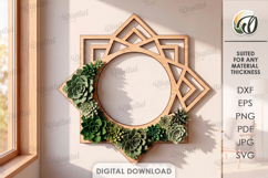 Felt Wreath Bases Bundle Laser Cut. Wall Decor SVG Product Image 8