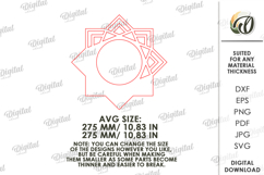 Felt Wreath Base Laser Cut. Wreath Frame. Wall Decor SVG Product Image 2