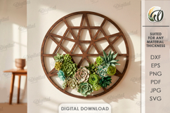 Felt Wreath Bases Bundle Laser Cut. Wall Decor SVG Product Image 11