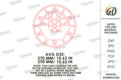Felt Wreath Base Laser Cut. Wreath Frame. Wall Decor SVG Product Image 2