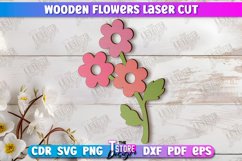 Wooden Flowers | Eternal Flowers | Wooden Bouquet |Gift Idea Product Image 1
