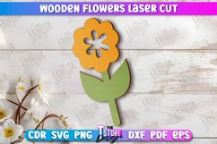 Wooden Flowers | Eternal Flowers | Wooden Bouquet |Gift Idea Product Image 1