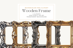 Wooden Frame Collection Clipart Product Image 1