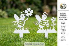 Garden Stakes Bundle Laser Cut. Garden Decor SVG Product Image 9