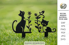 Garden Stakes Bundle Laser Cut. Garden Decor SVG Product Image 12