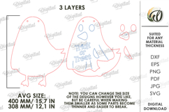 3D Ghost Wall Decor Laser Cut. Halloween Decor SVG Product Image 2