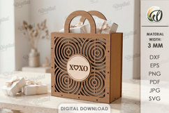 3D Gift Bags Bundle Laser Cut. Gift Holder. Present Bag SVG Product Image 12