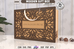 Wooden Gift Box Laser Cut |Organizer| Decorative Storage Box Product Image 1
