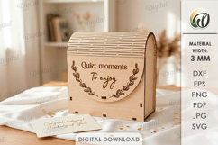 3D Gift Boxes Bundle Laser Cut. Present Box SVG Product Image 8