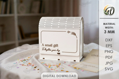 3D Gift Boxes Bundle Laser Cut. Present Box SVG Product Image 10