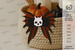 Wooden Halloween Bowties Bundle Lasercut. Halloween SVG Product Image 9