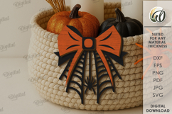 Wooden Halloween Bowties Bundle Lasercut. Halloween SVG Product Image 10