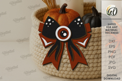 Wooden Halloween Bowties Bundle Lasercut. Halloween SVG Product Image 11