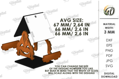 Wooden Halloween House Candle Holder Lasercut. Halloween SVG Product Image 2