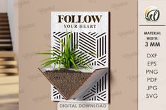 3D Planter Holders Bundle Lasercut. Hanging Plant Holder SVG Product Image 5