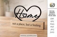 3D Home Signs Bundle Laser Cut. Home Decor SVG Product Image 11