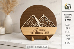 3D Home Decor Signs Bundle Laser Cut. Stand Decor SVG Product Image 7