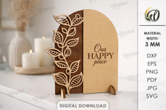 3D Home Decor Signs Bundle Laser Cut. Stand Decor SVG Product Image 10
