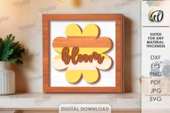 3D Home Sign Laser Cut. Wall Decor SVG Product Image 1