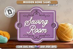 Wooden Home Signs Laser Cut Bundle, Retro Farmhouse Decor Product Image 11