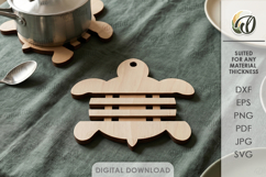 3D Hot Pads Bundle Laser Cut. Hot Dish Trivet SVG Product Image 6