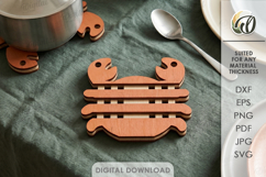 3D Hot Pads Bundle Laser Cut. Hot Dish Trivet SVG Product Image 7