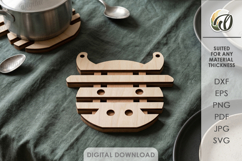 3D Hot Pads Bundle Laser Cut. Hot Dish Trivet SVG Product Image 8