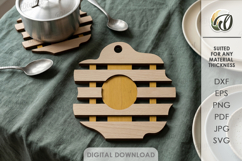 3D Hot Pads Bundle Laser Cut. Hot Dish Trivet SVG Product Image 9