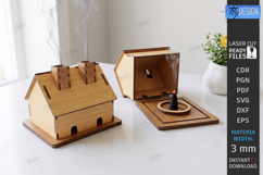 House Incense Cone Burner Laser Cut Bundle | Home Decor |CNC Product Image 17