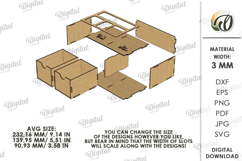 3D Wooden jewelry box Laser Cut. Small Gift Box SVG Product Image 2