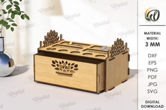 3D Wooden Jewelry Box Bundle Laser Cut. Small Gift Box SVG Product Image 15