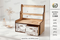 3D Jewelry Stands Bundle Laser Cut. Jewelry Organizer SVG Product Image 2