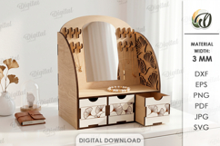 3D Jewelry Stands Bundle Laser Cut. Jewelry Organizer SVG Product Image 9