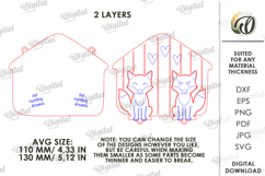 3D Key Holders Bundle Laser Cut. Wooden Key Holder Rack SVG Product Image 3