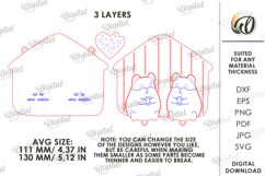 3D Key Holder Laser Cut. Wooden Key Holder Rack SVG Product Image 2